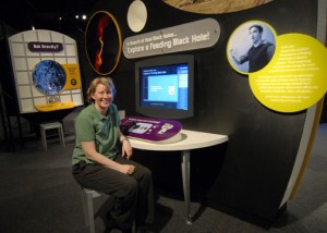 Project director Mary Dussault and other scientists and educators spent more than two years designing the exhibition. (Photo by Christine Pulliam)