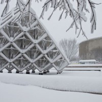 Hirshhorn in Snow