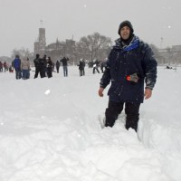 James Di Loreto in snow