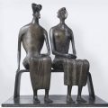 "King and Queen" (1952-1953, cast June 1953) by Henry Moore