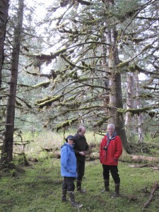 From left, Anne Clough, Aron Crowell and Bill Fitzhugh (Photo by Wayne Clough)