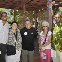 From left, Patricia Pego, First Secretary of the Cuban Interests Section; Cynthia Vidaurri, American Indian Museum; Jose Barreiro, NMAI; Elena Socarras, director of the Juan Marinello Center for the Study of Cuban Heritage; and James Early, CFCH.
