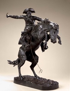 "The Bronco Buster," Frederic Remington. Modeled 1895, cast 1910.
