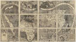 Universalis Cosmographia, Waldseemüller's 1507 world map which was the first to show the Americas separate from Asia