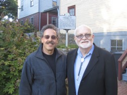 Smithsonian Affiliations Director Harold Closter, left, and International Storytelling Center President Jimmy Neil Smith.