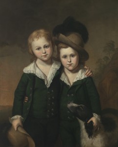 Thomas Sergeant and Henry Sergeant by Charles Wilson Peale, circa 1786. Private collection. (Photograph by Alex Jamison Photography)