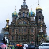 St. Petersburg, Church of Our Savior on the Spilled Blood, site of the 1881 assassination.