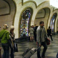 Moscow subway station