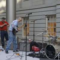 The Red Castle Blues Band play an encore.