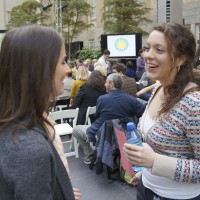 Social Media Manager Sarah Taylor Sulick and Suleyka Lozins, management support assistant