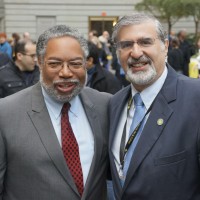 Lonnie Bunch, director of the National Museum of African American History and Culture, and Under Secretary for History, Art, and Culture Richard Kurin