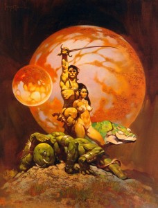 "John Carter of Mars" by Frank Frazetta