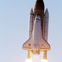 Space Shuttle Discovery heads to space on STS-133 mission after lifting off from Launch Pad 39A at NASA's Kennedy Space Center in Florida. Discovery, the longest-serving and most flown of all the shuttles, will be welcomed into the Smithsonian’s National Air and Space Museum collection on April 19, 2012 at the Steven F. Udvar-Hazy Center, where it will go on permanent display. (Photo courtesy of NASA)