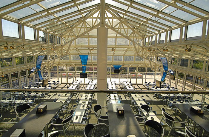 Interior of the NASM restaurant. (Photo by Eric Long)