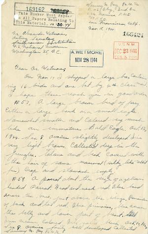 Today in Smithsonian History: November 18, 1944