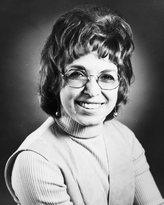 Joyce R. Manes, Learning Center Coordinator for the Office of the Assistant Secretary for Public Service, was responsible for developing and implementing the child care program for Smithsonian employees. (Photographer unknown, as featured in the Torch, December 1974)