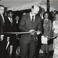 Ribbon-cutting ceremony for the Earl S. Tupper Center at the Smithsonian Tropical Research Institute