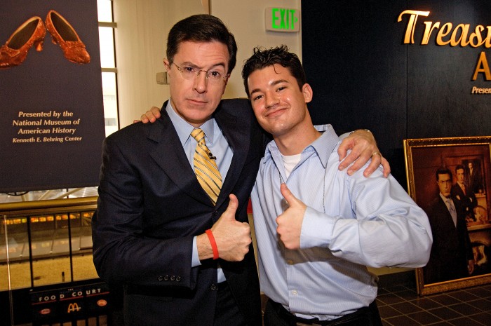 Stephen Colbert and Brian Mullen. (we just wanted to use this picture.)