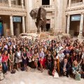 Smithsonian interns at the annual "Morning at the Museum" event at the National Museum of Natural History. (Photo by Donald Hurlburt)