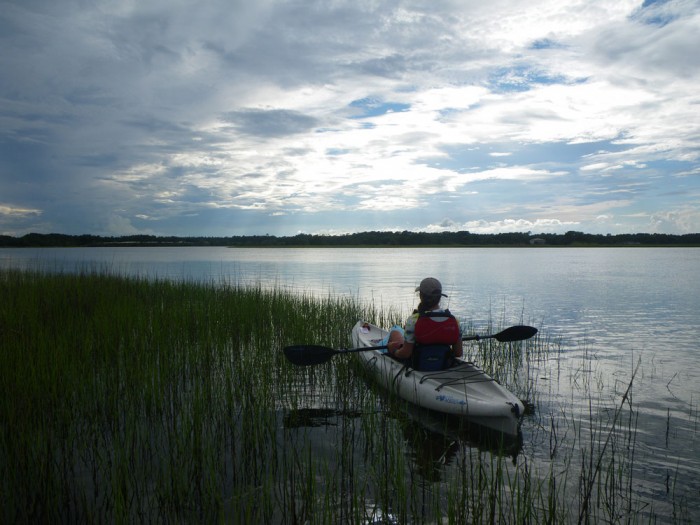 Cora Johnston is a student at the University of Maryland and a Link Fellow with the Smithsonian Marine Station in Ft. Pierce, Fla. She pauses for a moment after a field day that began at midnight.