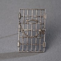 "Jailed for Freedom" women's suffrage pin
