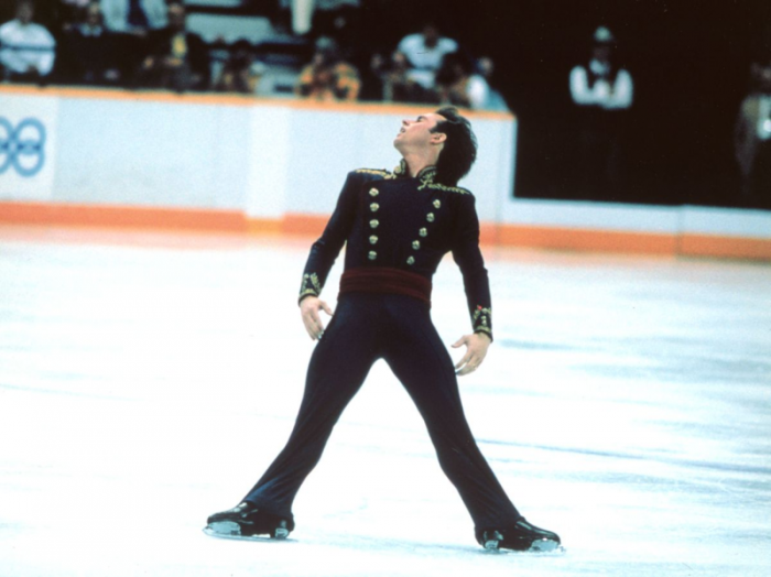 Brian Boitano skating the gold-medal-winning long program at the 1988 Winter Olympic Games in Calgary