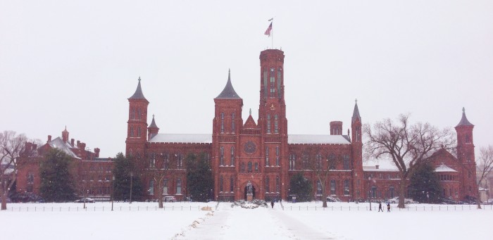 The epitome of cool: The Smithsonian Castle. -- Submitted by Secretary Wayne Clough