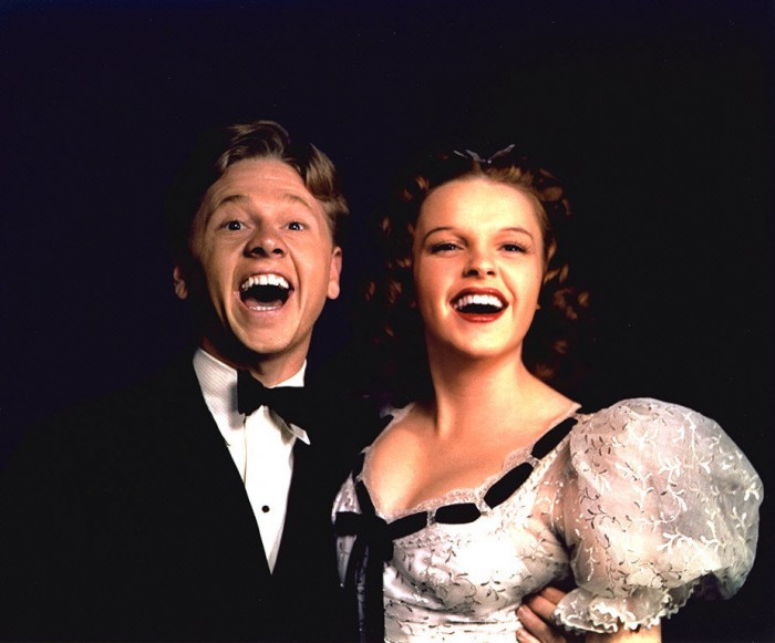 Mickey Rooney and Judy Garland in 1939