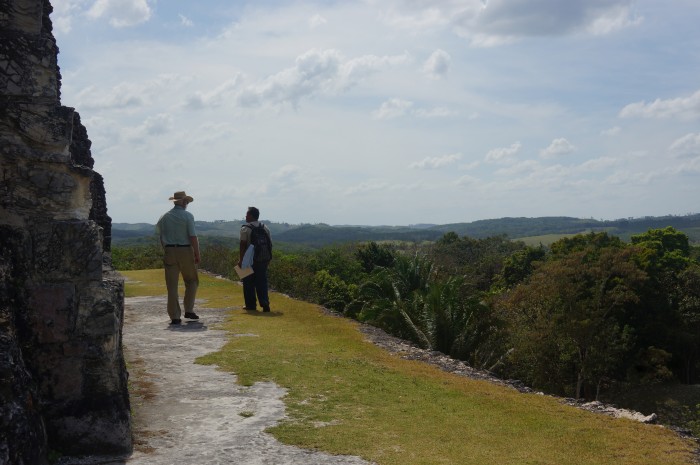 The view is spectacular from the summit. That is Guatamala in the background. (Photo by John Gibbons)