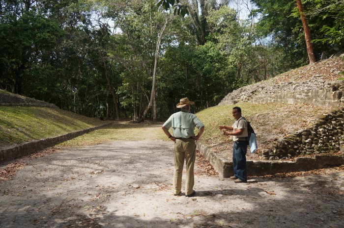 The Mayan ball court at Xunantunich (Photo by John Gibbons)