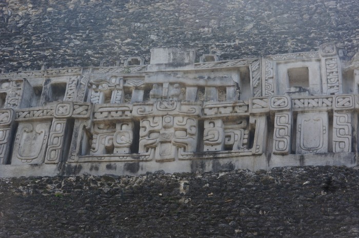 Frieze on El Castillo, Xuantunich, Belize