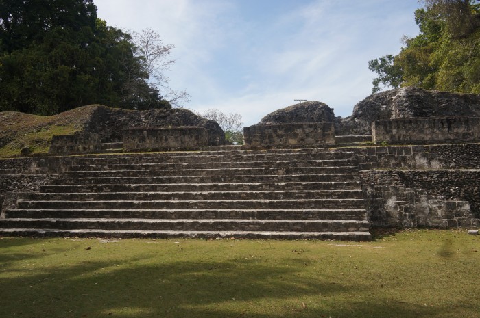 The western side of the central plaza, Xunantunich, Belize, Maya