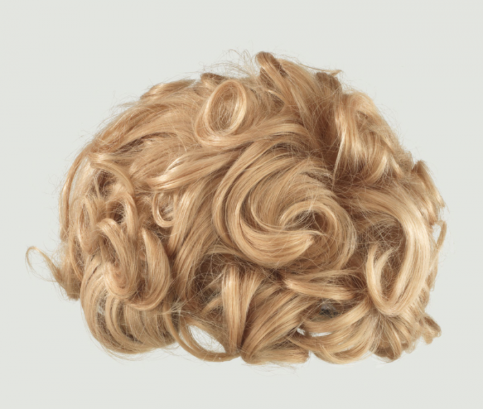 Curly blonde wig like the ones that created Harpo's mop top hairdo.