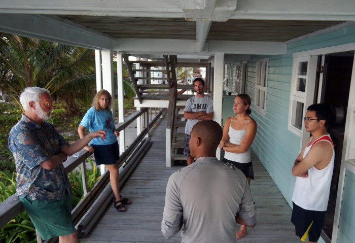 Post docs at Carrie Bow Marine Station