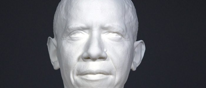 Smithsonian makes history with first scanned 3-D Presidential portrait