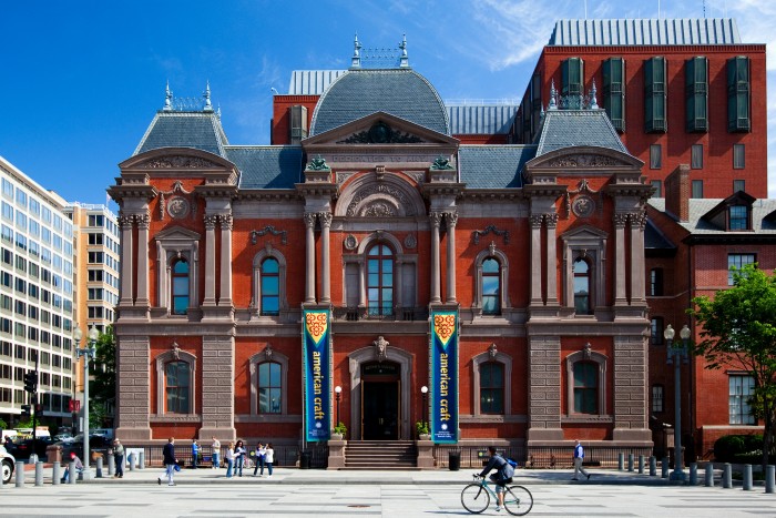 Exterior view of the Renwick Gallery, home of the Smithsonian American Art Museum's craft and decorative art program in Washington, D.C. (Photo by Joshua Yetman)