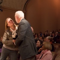 Secretary Wayne Clough’s final All Staff Meeting held in Smithsonian Institution’s National Museum of Natural History Baird Auditorium on December 8, 2014.