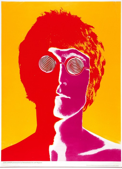 Poster of John Lennon (1967) designed by Richard Avedon for Richard Avedon Posters, Inc. Acquired by Cooper Hewitt, Smithsonian Design Museum through various donors in 1981.