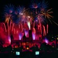 Fireworks over Castle, for the 150th Smithsonian Institution Birthday Celebration. (Photo by Eric Long)