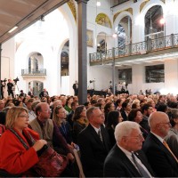 Staff and invited guests filled the historic Arts and Industries Building for the installation of Dr. David Skorton as 13th Secretary, Oct. 19, 2015. (Photo By Joyce Boghosian)