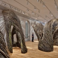 Patrick Dougherty, Shindig, 2015 Renwick Gallery of the Smithsonian American Art Museum Photos by Ron Blunt