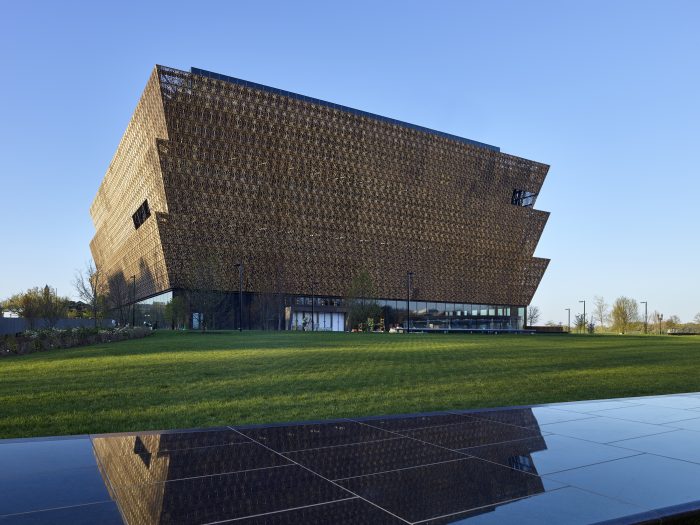 Exterior of NMAAHC