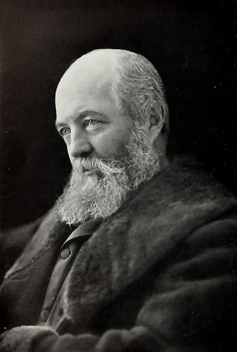 Portrait of Olmsted in profile