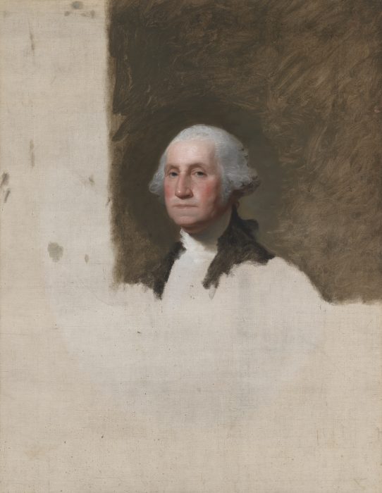 Unfinished portrait of Washington