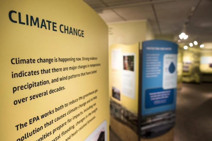 Exhibit on climate change