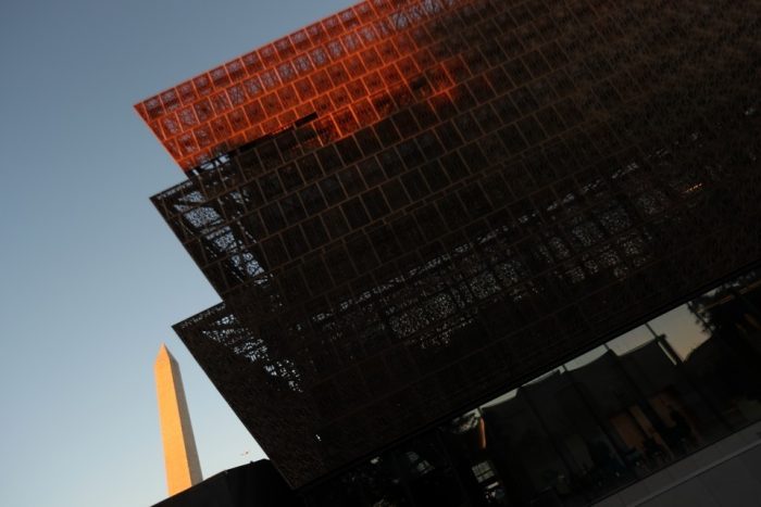 Exterior of National Museum of African American History and Culture