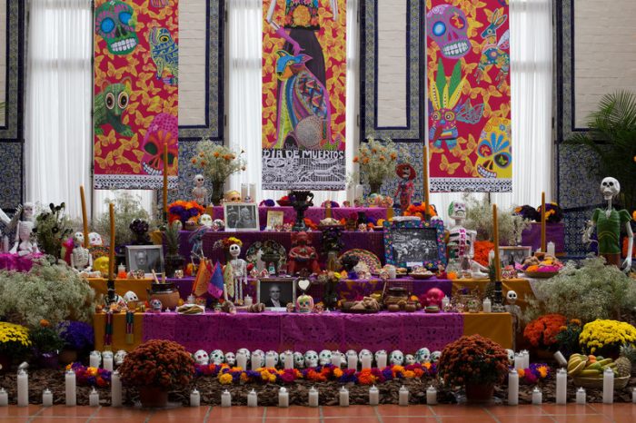 Colorful altar