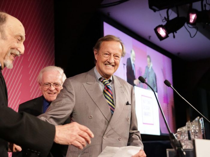 Ivan Chermayeff at awards ceremony