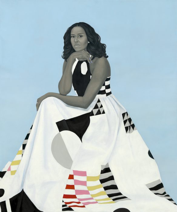 official portrait of Michelle Obama