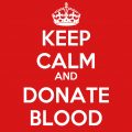 Mock up of famous slogan for blood drive